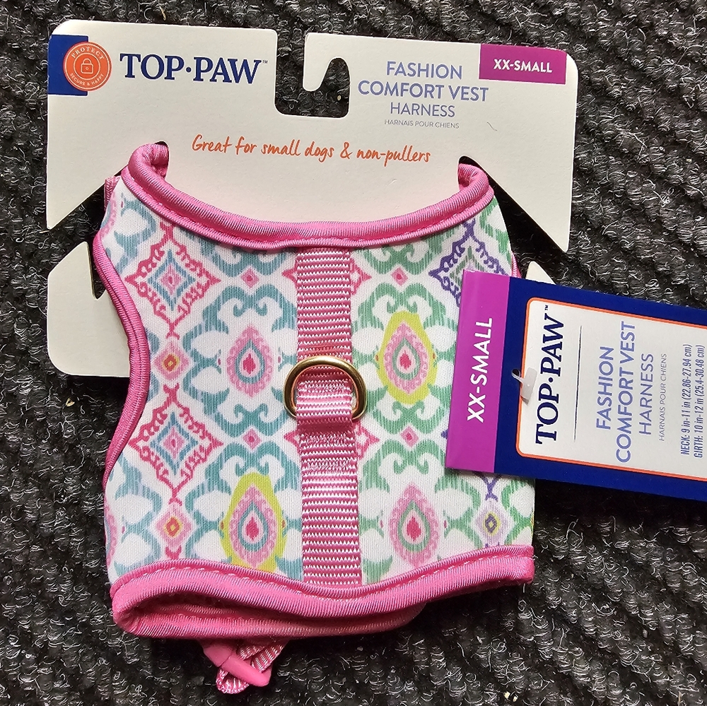 Pink Vest Harness